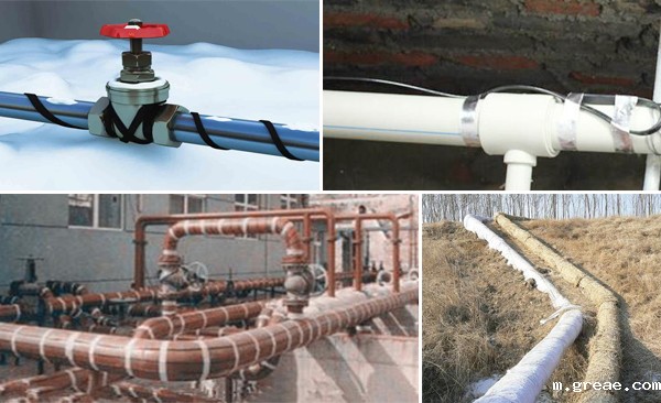 新疆地区水管防冻电伴热管道保温有方法(图2) 新疆地区水管防冻电伴热管道保温有方法(图2)