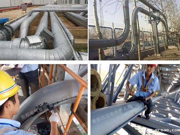 山东某原油处理厂淡水管线使用集肤效应电伴热保温系统(图1) 山东某原油处理厂淡水管线使用集肤效应电伴热保温系统(图1)