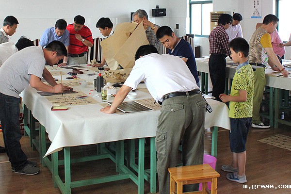 中国人民大学、北京师范大学王学嶺书法工作室在米兰app体育官方入口下载安装集团面授会(图4)