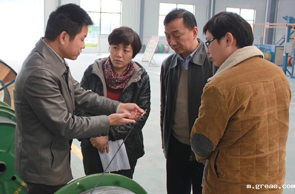 滁州市经信委领导来米兰app体育官方入口下载安装集团调研新项目建设情况(图1)