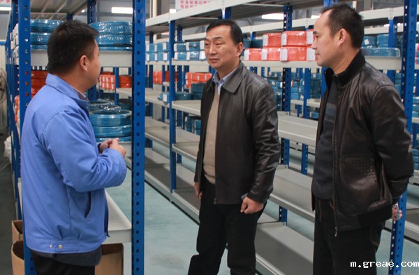 滁州市经信委领导来米兰app体育官方入口下载安装集团调研新项目建设情况(图4)