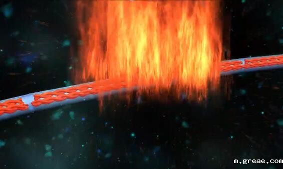 恒功率电伴热带局部起火