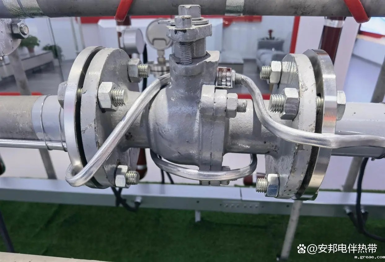 电伴热带不规则区域安装图