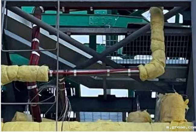 电伴热带管道安装图