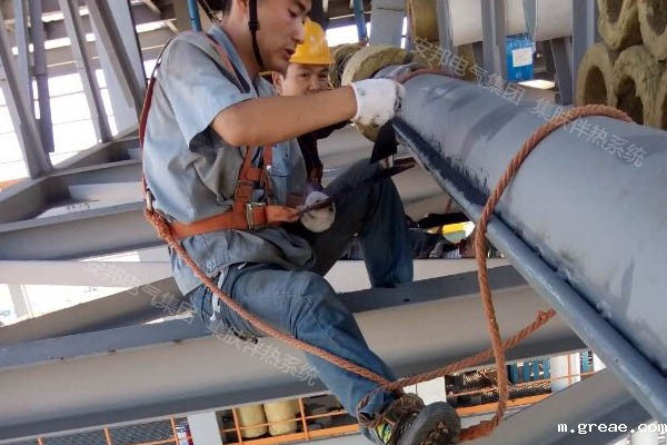 京粮集团高空粮油管道采用我公司电伴热保温项目(图3)