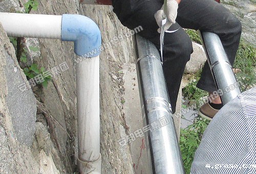 西安子午武警部队给水和消防管道电伴热保温(图2)