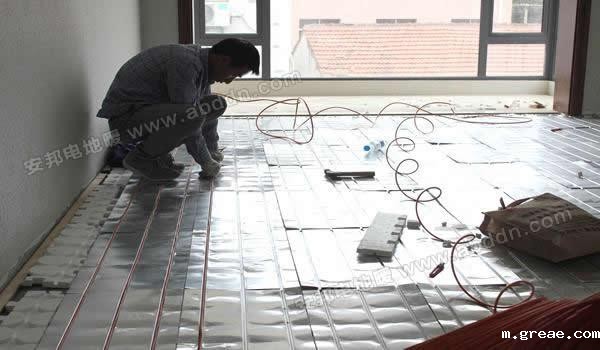 北门粮种厂别墅电地暖模块安装案例(电地暖)