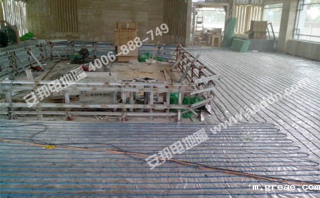 陕西商洛房地产销楼大厅发热电缆电地暖(图2)