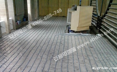 陕西商洛房地产销楼大厅发热电缆电地暖(图3)